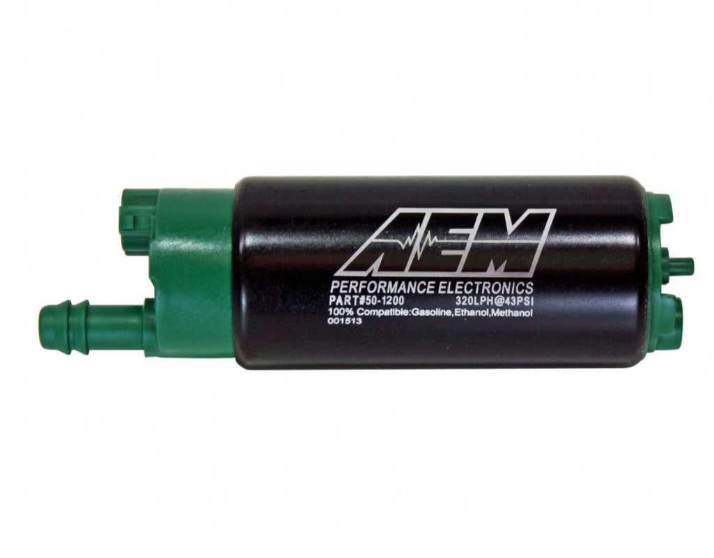 AEM Electronics, AEM 340LPH Pompe à essence à haut débit compatible E85 (entrée décalée) 50-1200