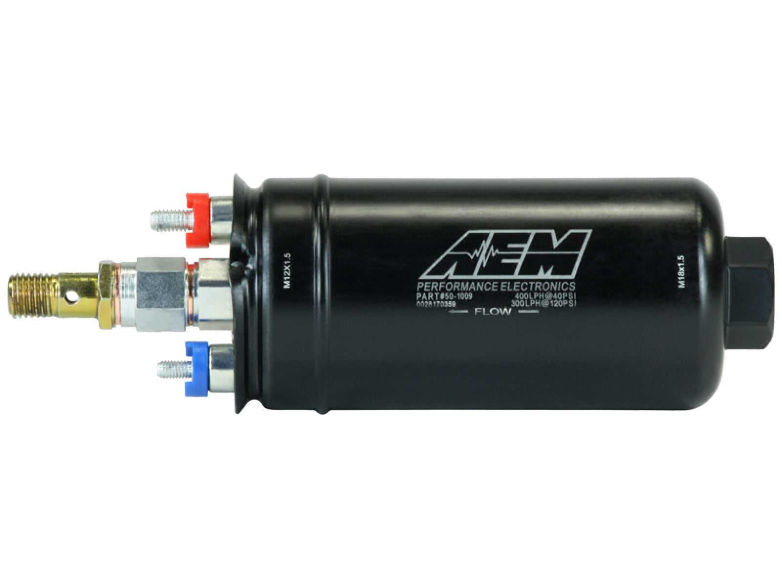 AEM Electronics, AEM 400LPH Metric Inline High Flow Fuel Pump 50-1009