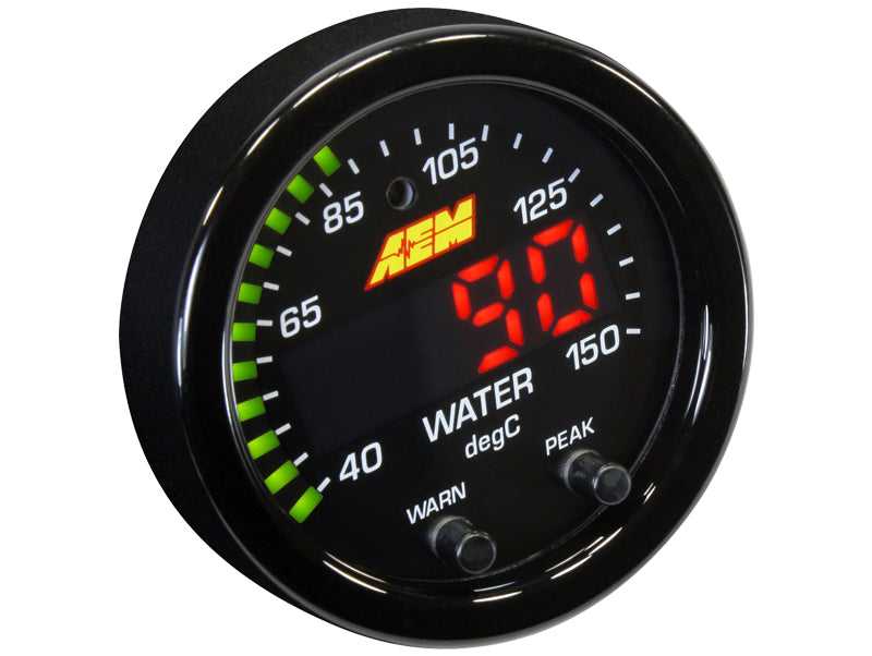 AEM Electronics, AEM X-Series Gauge (Jauge de température eau/trans/huile 100~300F / 40~150C) 30-0302