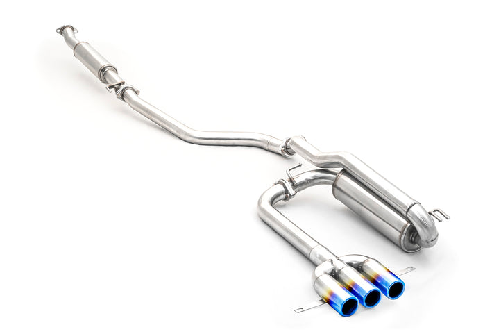 ARK Performance, ARK DT-S Catback Exhaust Hyundai Veloster 1.6L Non-Turbo (12-18) Polished / Burnt / Tecno Tips