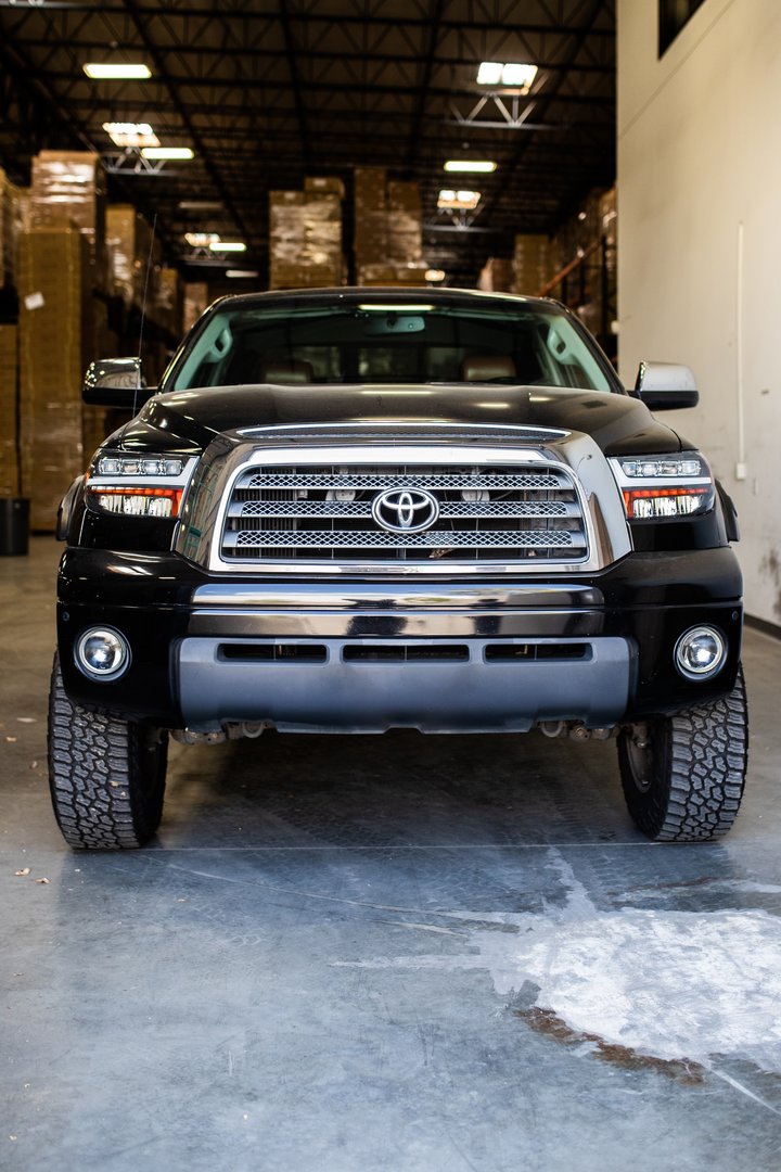 Hiboux Alpha, Alpha Owls Quad Pro LED Headlights Toyota Tundra (2007-2013) Noir / 5500K Super White