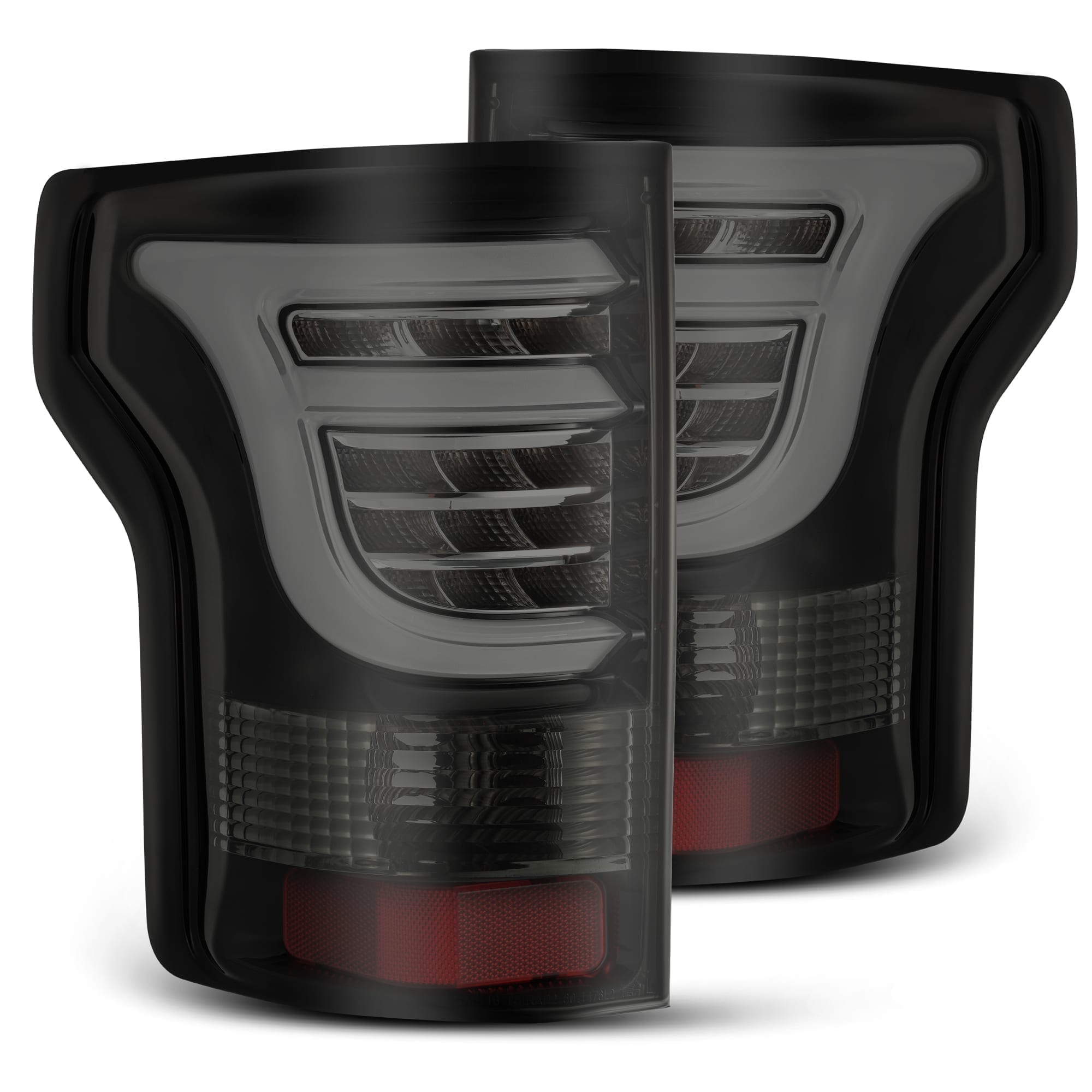 AlphaRex, AlphaRex Feux arrière Ford F150 (2015-2020) Pro Series LED - Jet Black / Red Smoke