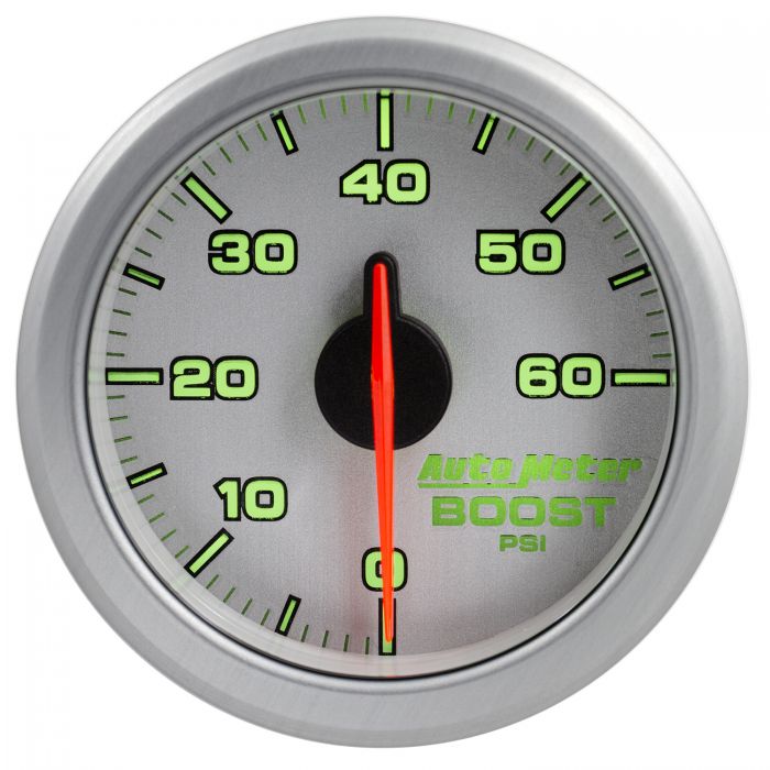 Autometer, Autometer Air-Core AirDrive Module Boost Gauge (2-1/16", 0-60 PSI) Silver - 9160-UL