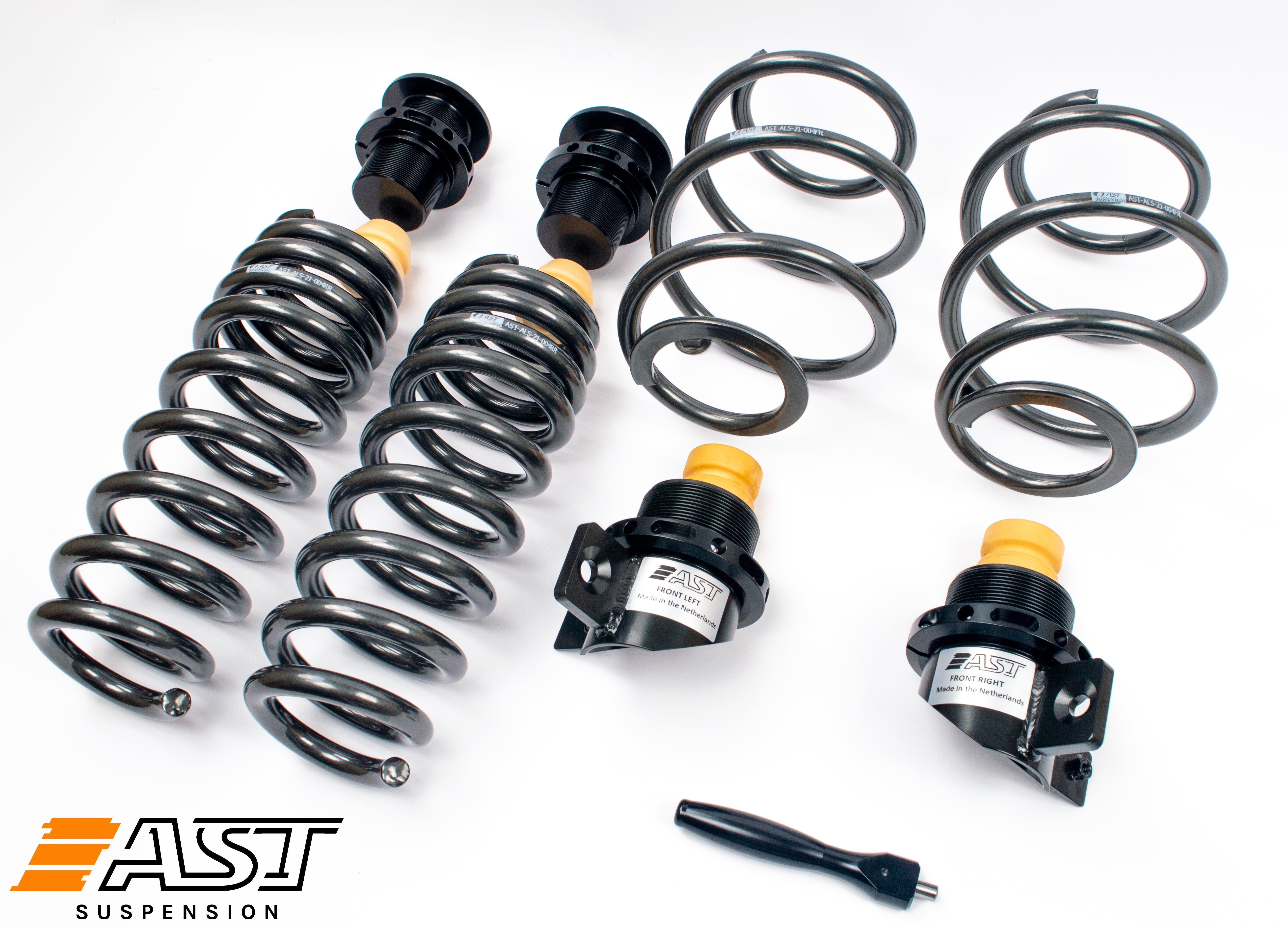 Suspension AST, Ressorts d'abaissement réglables AST BMW G80 M3 G82 M4 G87 M2 (21-24) HAS ASTALS-21-004