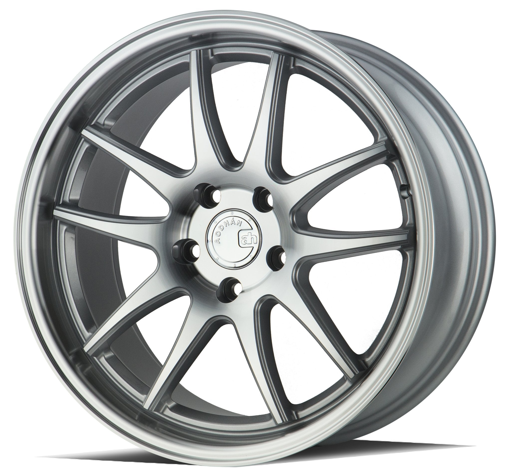 Aodhan, Roues Aodhan DS02 (18x8.5 5x100 +35 Offset) Noir / Argent / Bronze