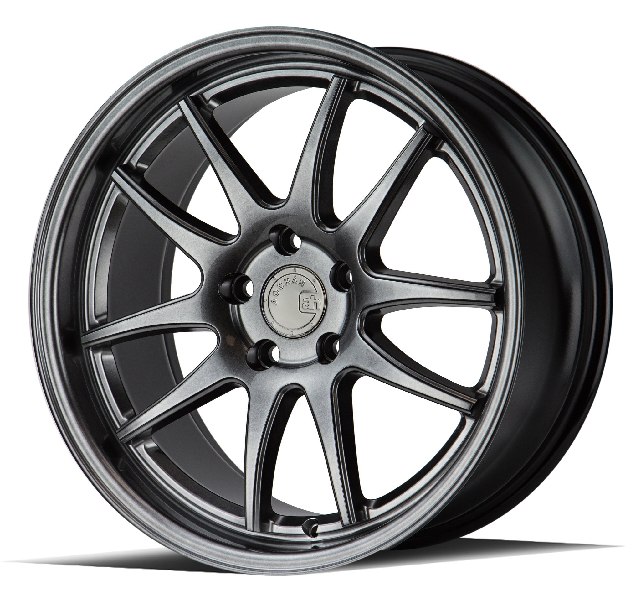 Aodhan, Roues Aodhan DS02 (18x8.5 5x100 +35 Offset) Noir / Argent / Bronze